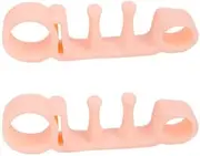 New Bunion Corrector Toe Separators Silicone Gel Elastic Straighteners Spacers, Soft Silicone Gel, Elastic and Comfortable Straighteners, Foot Care Spacers for Pain Relief