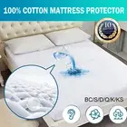 2023 Terry Cotton Mattress Protector Bed Matress Waterproof Baby Cot Single King