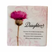 About Face Design Daughter Inspirational Ceramic-Free Item With Purchase