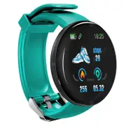 Smart Watch Men Women Heart Rate Blood Pressure Round Smartwatch Fitness Tracker Waterproof Sport Bracelet Relogio Digital - Green