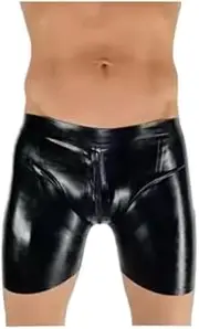 [DAIJES] Latex Underwear with Flat Corner Crotch Zipper