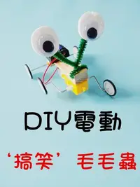 在飛比找Yahoo!奇摩拍賣優惠-【DIY毛毛蟲機器人】電動玩具 手工玩具 親子玩具 安親班 