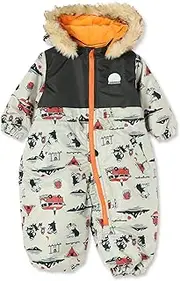 Moujonjon(ムージョンジョン) Moojon G 80 Boys Snow Combi Oxford Camp Pattern Dharma Combi, gray, 80