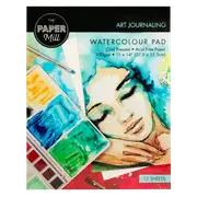 The Paper Mill 300gsm Watercolour Pad 12 Sheets 27.5x35cm