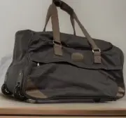 Bella Russo Oxford Luggage 21 X 12 X 10 Rolling Travel Duffle Bag NEW
