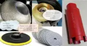 3/4" Ogee Bullnose Router Bit 1 3/8" core bit Polishing Pad 17+1 granite marble
