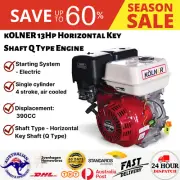 13Hp Horizontal Key Shaft Q Type Petrol Engine Recoil Start