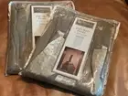 Croscill 2 Tailored Roselyn Stripe Curtain Panels 42x84 New