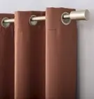 Sun Zero Terracotta Blackout Curtain Panel 40” x 84” One Panel Grommet New E2