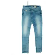 Pepe Jeans Pixie Slim Skinny Super Stretch Jegging Pants W31 L32 Light Blue New