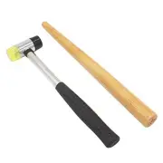 Jewelers Rubber Hammer Mallet with Wood Ring Mandrel Sizer Sizing Adjuster