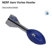 NERF Vortex Aero Howler Foam Ball - Long-Distance Football - Indoor & Outdoor