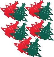 10pcs Tableware Bag Winter Pocket Christmas Cutlery Xmas Holders Forks Silverware Party Fork and Spoon Bag Decoration Fork and Holder Plaid Bow Storage Bag Cloth