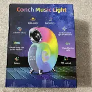 Conch Smart RGB Atmosphere Light Bluetooth Speaker Alarm Clock