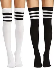[HANXI] Women Thigh High Over knee Socks Boot Stocking Leg Warmer