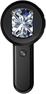 Aswalling High Definition Handheld Magnifying Glass Photographable IPS Color Screen Built in LED Lights Smart Magnifying Glass