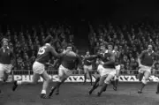 Captain Of Wales Passes To His Team Mate Raymond Gravell 1979 OLD RUGBY PHOTO