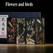 4pcs/set Calligrpahy Supplies Chinese Paint Flowers Birds Pattern Ink Sticks