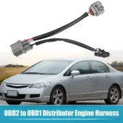 Engine Harness 10 Pin OBD2 to OBD1 Distributor Adapter for Honda Civic 96-98
