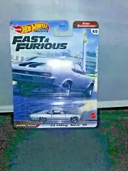 HOT WHEELS PREMIUM FAST & FURIOUS '70 CHEVY NOVA SS REAL RIDERS FAST SUPERSTARS