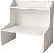 Multi Tier Desktop Organizer Shelf, Moisture Resistant Freestanding Small Bookshelf Desk Shelf Organizer, Desktop Bookshelf Supplies Storage Rack for Office Dormitory