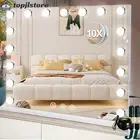 Makeup Mirror Hollywood Vanity with LED Light Wall Table top + USB Charging Port