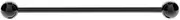 [GBJUK] Black Industrial Barbell Scaffold Helix Piercing Bar Surgical Steel 1.6mm x 38mm, Metal