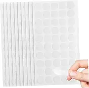 COOPHYA 10 Sheets Nano Adhesive Tape Dots Double Sided Sticky Dots for Wall Hanging Balloon Arch Decorations No Damage Sticky Tack for Office Use