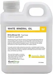 White Mineral Oil - Food Grade Light Liquid Paraffin Oil - Australian Made (2.5LT)