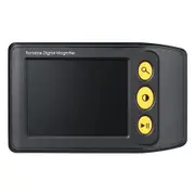 3.5 Inch Electronic Portable Video Aids Digital Magnifier Handheld Low Vision Reading Magnifier for Students, The Elderly in Reading, Newspapers, 2X to 25X Zoom, AV or TV Output, Black