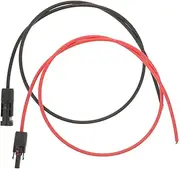 Alipis 2pcs Solar Extension Cable with Quick Disconnect Wire Connectors for Automotive Solar Panels Lightweight Design Efficient Power Source