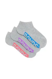 [Bonds] Bonds Womens Logo Cushioned Low Cut Socks 3 Pack Size: 3-8 3-8 Multicolor