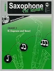 AMEB Saxophone for Leisure Series 1 Grade 2 B Flat Soprano and Tenor Book with CD