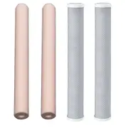 20"x2.5" 2x Sediment Water Filter + 2x Carbon - Reverse Osmosis RO Pre-Filters