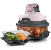 Ninja Crispi 4-in-1 Portable Glass Air Fryer Cooking System, 4 QT & 6 Cup Glass