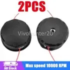 2PCS Speed Feed Bump Head Straight & Bent Shaft Brush Cutter Trimmer Head NEW OZ