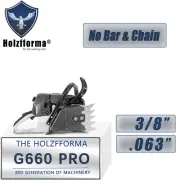 Holzfforma G660 PRO Top Grade Chainsaw Power With Tech Nikasil Cylinder Piston