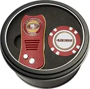 Team Golf NFL Gift Set Switchblade Divot Tool & Chip, Includes 2 Double-Sided Enamel Ball Markers, Patented Design, Less Damage to Greens, Switchblade Mechanism