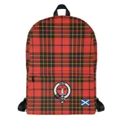 Scottish Brodie Clan Tartan Print Backpack