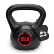 RBX Cement Kettlebell with Shock-Proof Plastic Coating - Kettlebell Sets for...