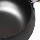 Wok Pan Boiling Wooden Handle Gas Chinese Wok for Restaurant Camping Kitchen