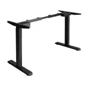 Standing Desk Frame Adjustable Dual Motor Black