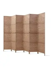 [Artiss] 6 Panel Room Divider Screen 245x170cm in Natural