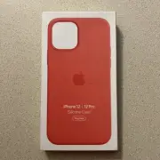 Genuine Apple Silicone Case with MagSafe for iPhone 12 Pro Max - Pink Citrus