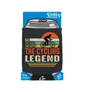 Dad The Man Myth Cycling Legend Bicycle Bike Funny stubbie holders Stubby Holder