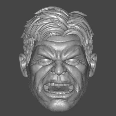 Red Hulk Thunderbolt Ross Harrison Ford version custom head for action figures