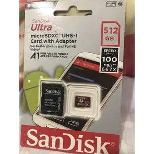 SandDisk microSDXC UHS-1 Card 512GB