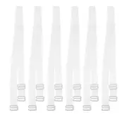 3 Pair Invisible Clear Bra Strap Adjustable Shoulder Strap ABS 18mm