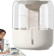 Bedroom Humidifier,6.8L Top Fill Humidifier Cool Mist | USB Charging Bedroom Air Humidifier, Easy to Clean Humidifier, 2 Nozzles for Baby