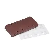 320-Grit 8-Holes Hook and Loop Sanding Sheet 7.3" x 3.6" Wet Dry Sandpaper 15pcs